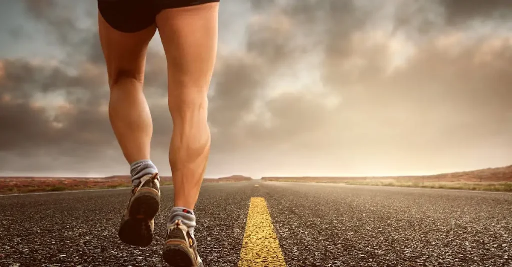 Course a pied bienfait muscle